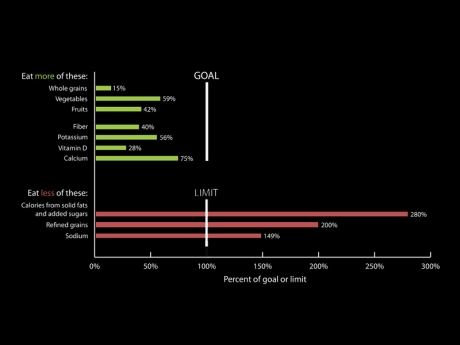 US Dietary Guidelines chart
