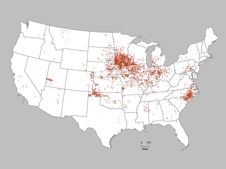 Hogs Map