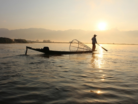 Myanmar fisher